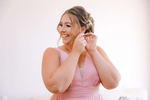 Bride Getting Ready