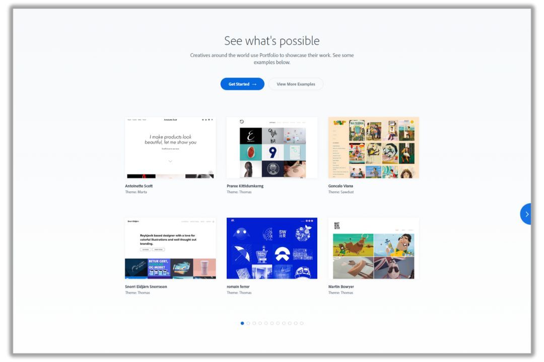 Adobe Portfolio-Website-Builder