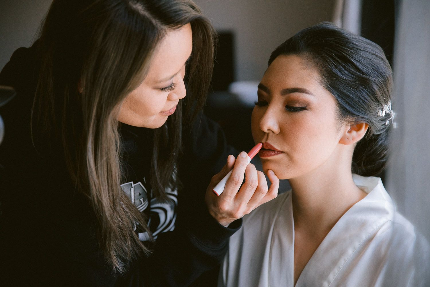 Bride Getting Ready
