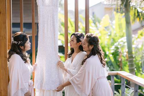 Bride Getting Ready