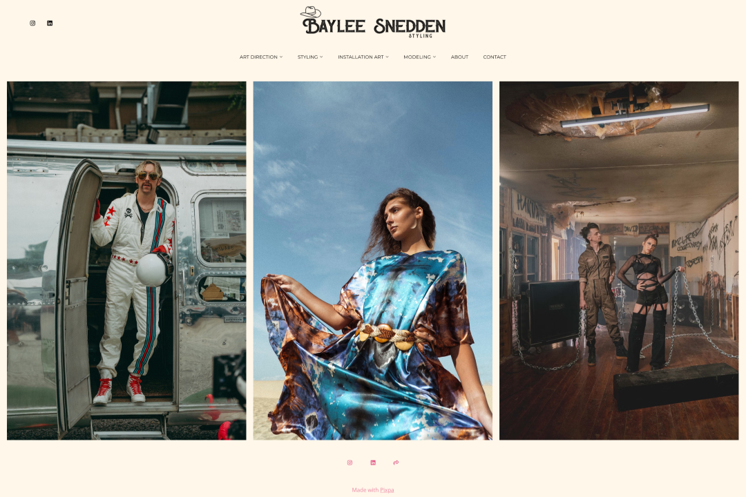 Portfolio wizażystek Baylee Snedden