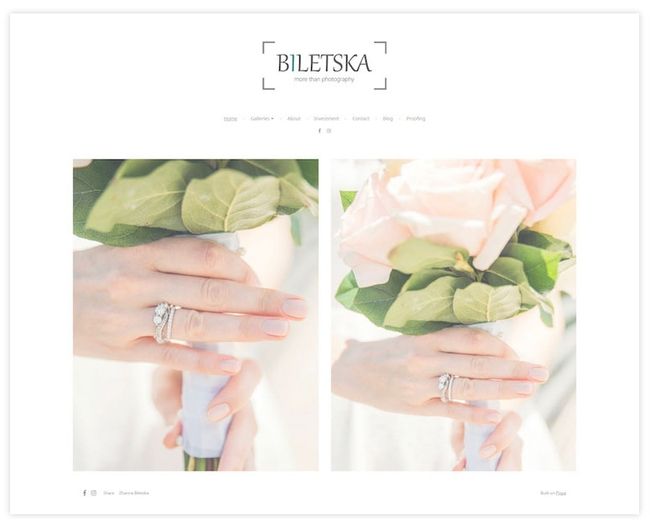 Site web de Biletska Photo