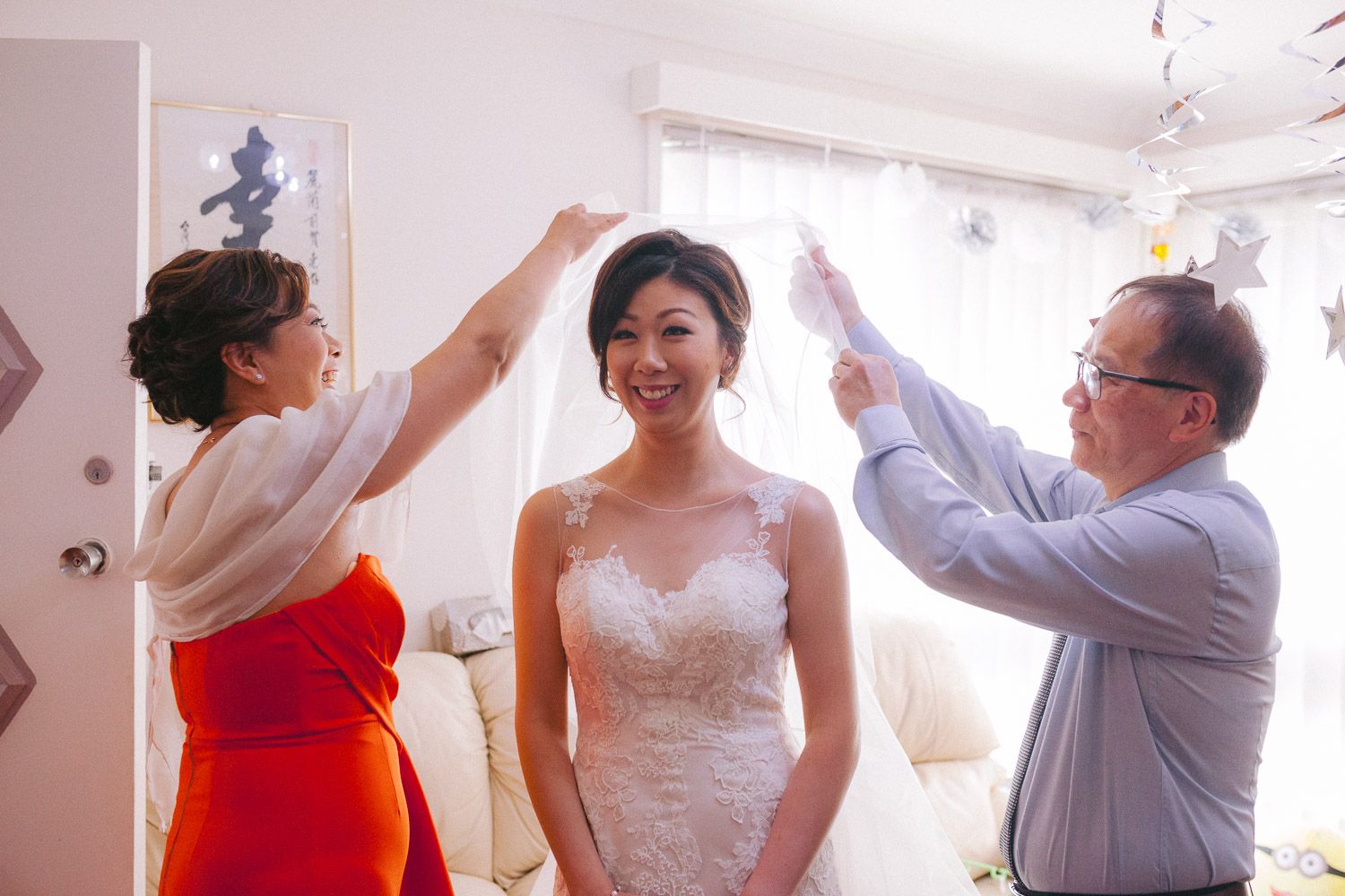Bride Getting Ready