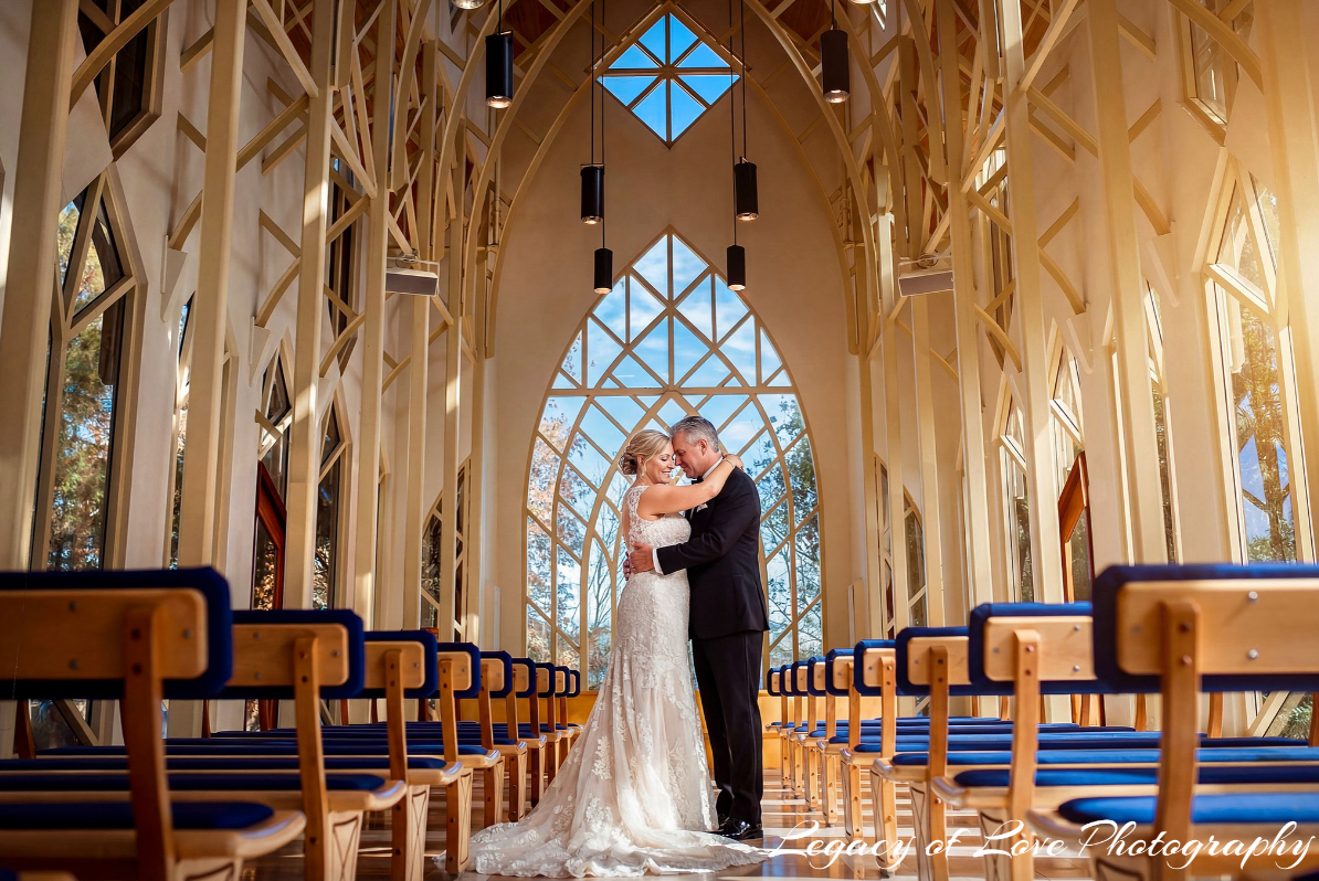 Second marriage couple at the Baughman Center in Gainesville, FL, captured by encore wedding photographer Legacy of Love Photography.