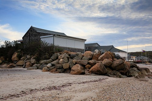 erosion protection under beach bungalow