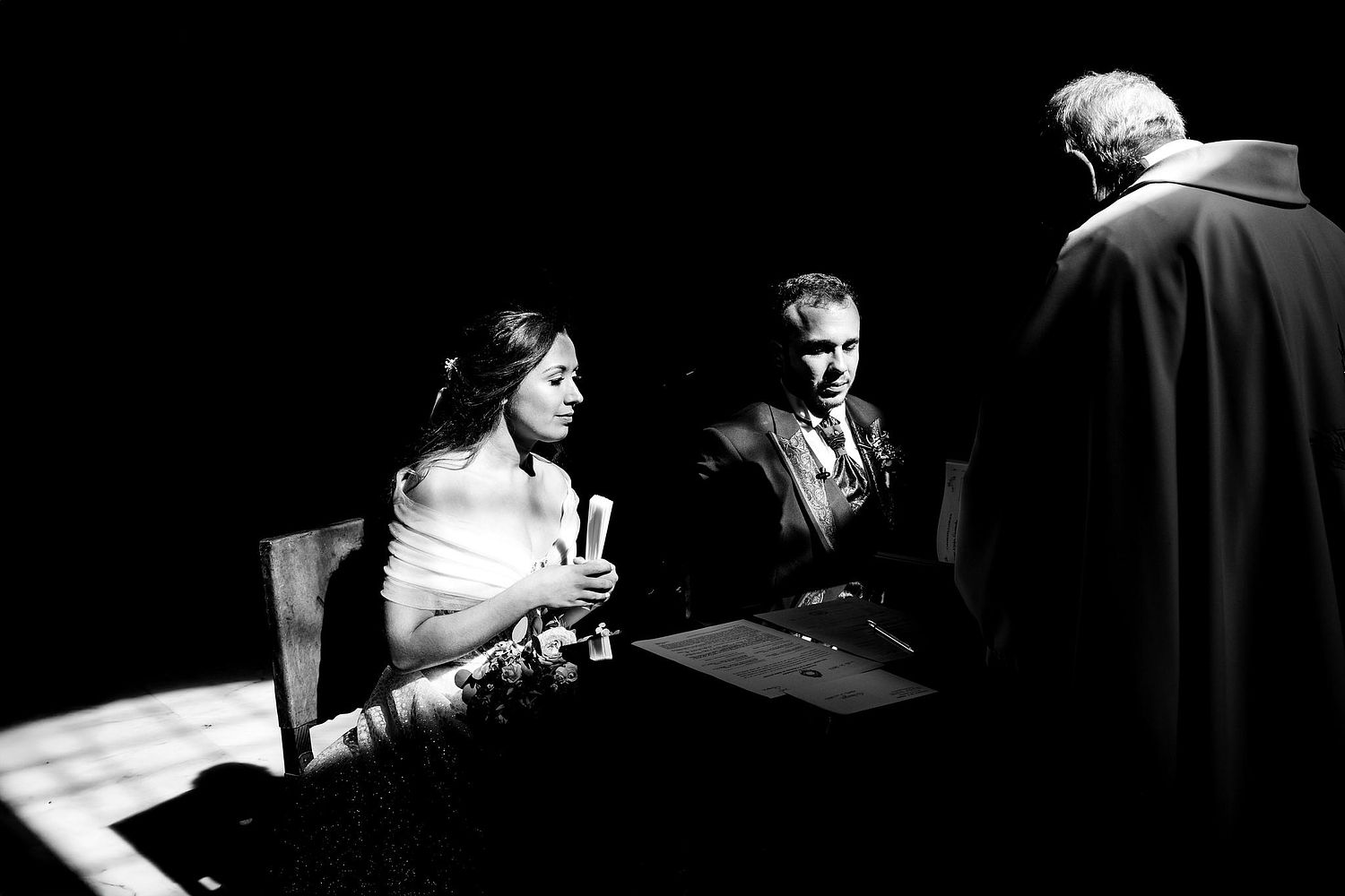 Assinatura certidão casamento Filomena e João