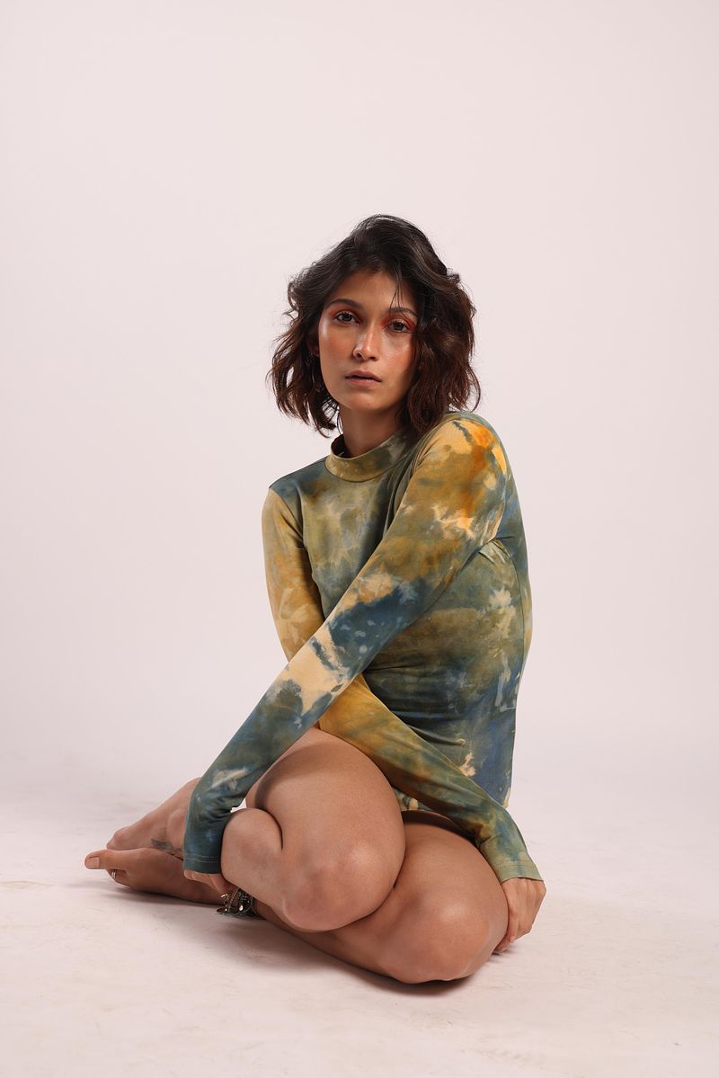 Full Sleeve Knitted Leotard