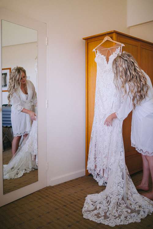 Bride Getting Ready