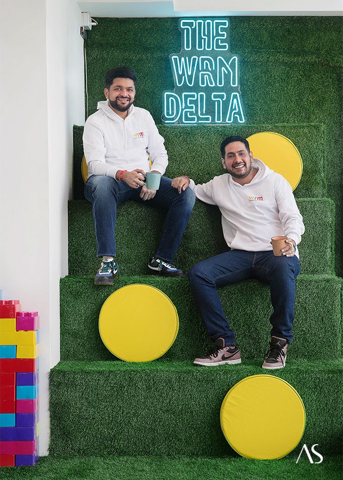 Professional corporate portrait of Shrenik Gandhi and Mitesh Kothari of White Rivers Media digital media agency by Akkil Suvarna