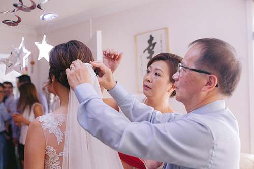 Bride Getting Ready