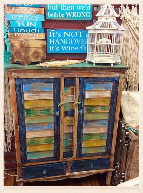 Bright and Colourful Painted Timber Furniture