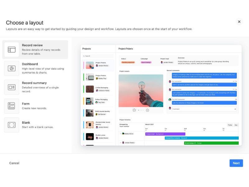 Airtable - Outil sans code pour les campagnes marketing