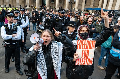 Energy Embargo for Palestine disrupt the British Museum, London, UK