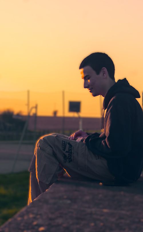 photographe portrait Paris contre-jour lumière dorée