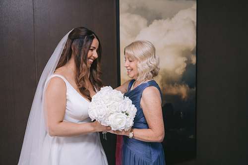 Bride Getting Ready