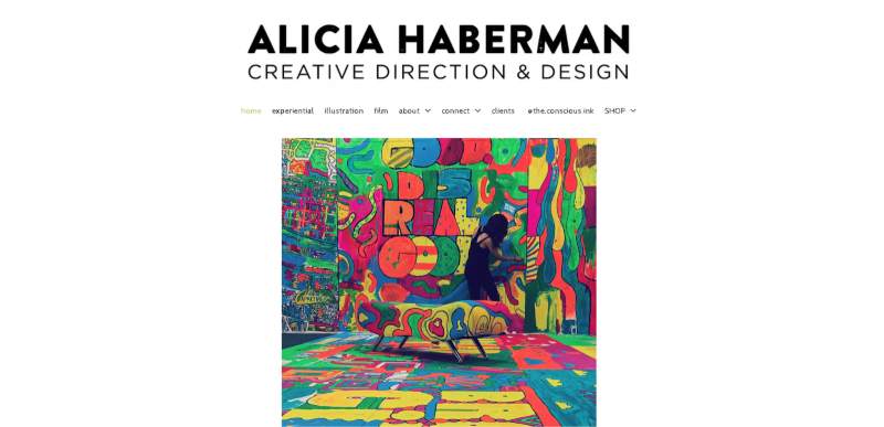website of Alicia Haberman