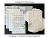 Luxury Vintage Floral Scented Letter Writing Stationery Gift Set with Accessories