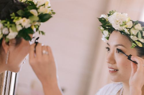 Bride Getting Ready