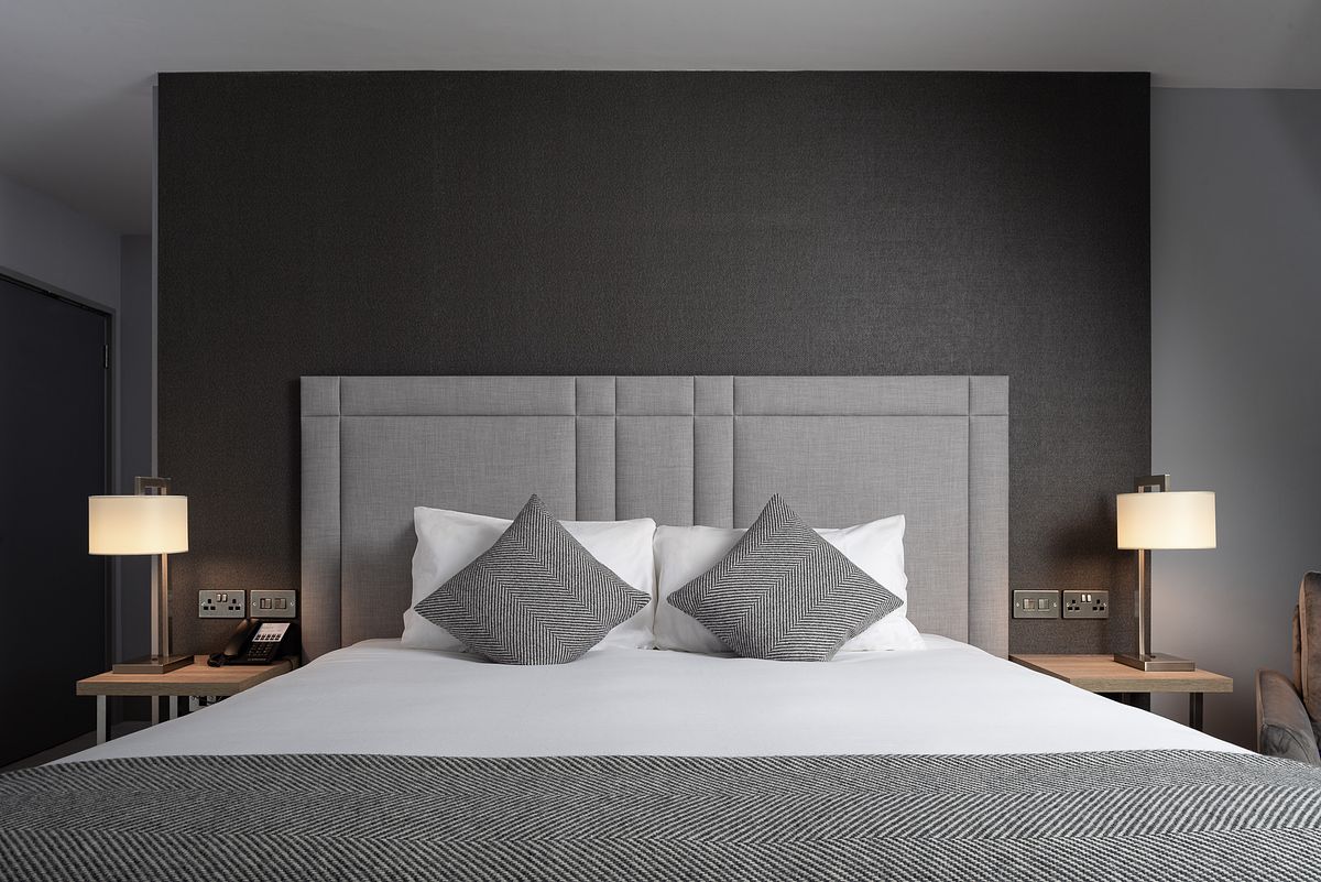 Hotel Room Bed Detail, Killeavy Castle Estate