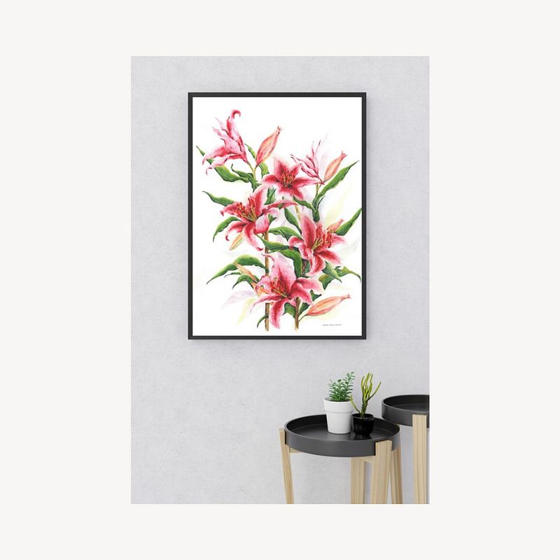 Pink Stargazer Lilies