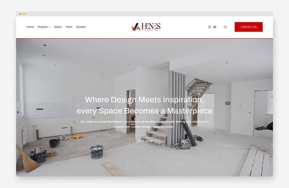 Henes's achitectury photography website