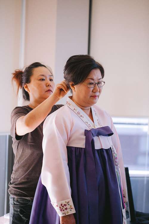 Bride Getting Ready