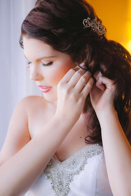 Bride Getting Ready