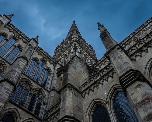 Salisbury Cathedral - A Storm Brews