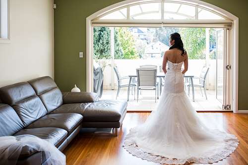 Bride Getting Ready