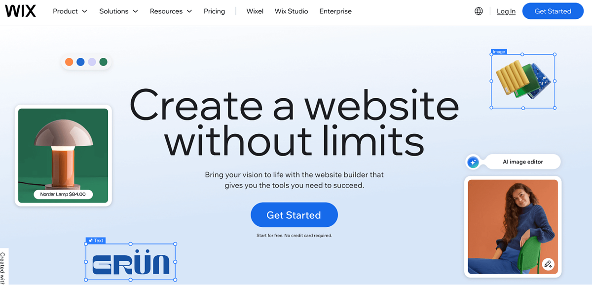 Wix-Homepage