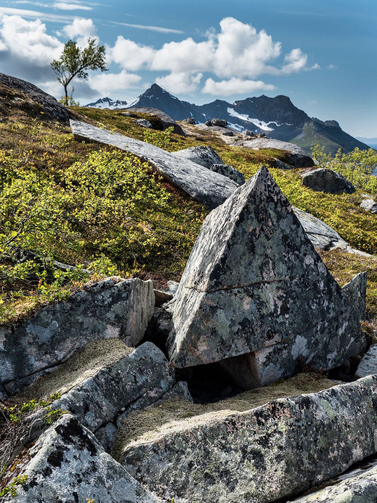 Am Berg Heia auf Senja