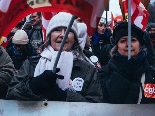 Manifestation contre la réforme des retraites