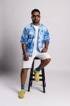 Cotton Twill Shacket - Summer Sky