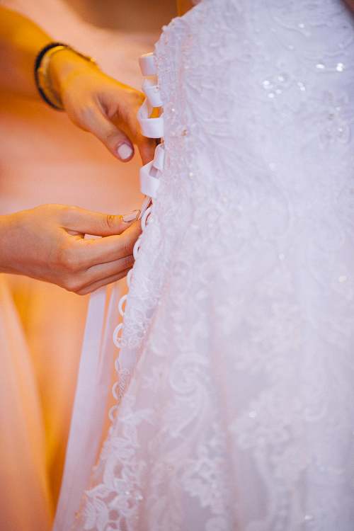 Bride Getting Ready