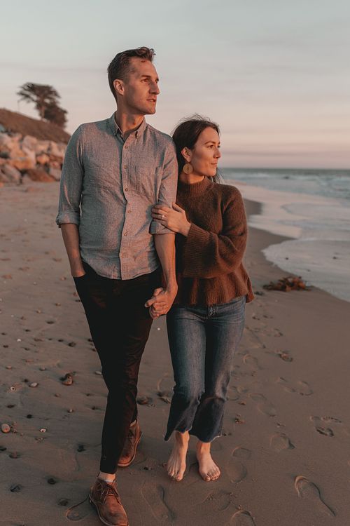 Savannah Engagement Session Beach Sunset
