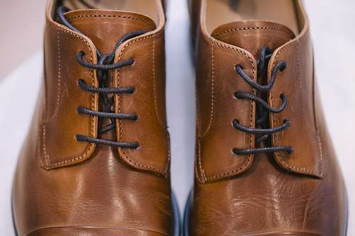 Bride and Groom Getting Ready