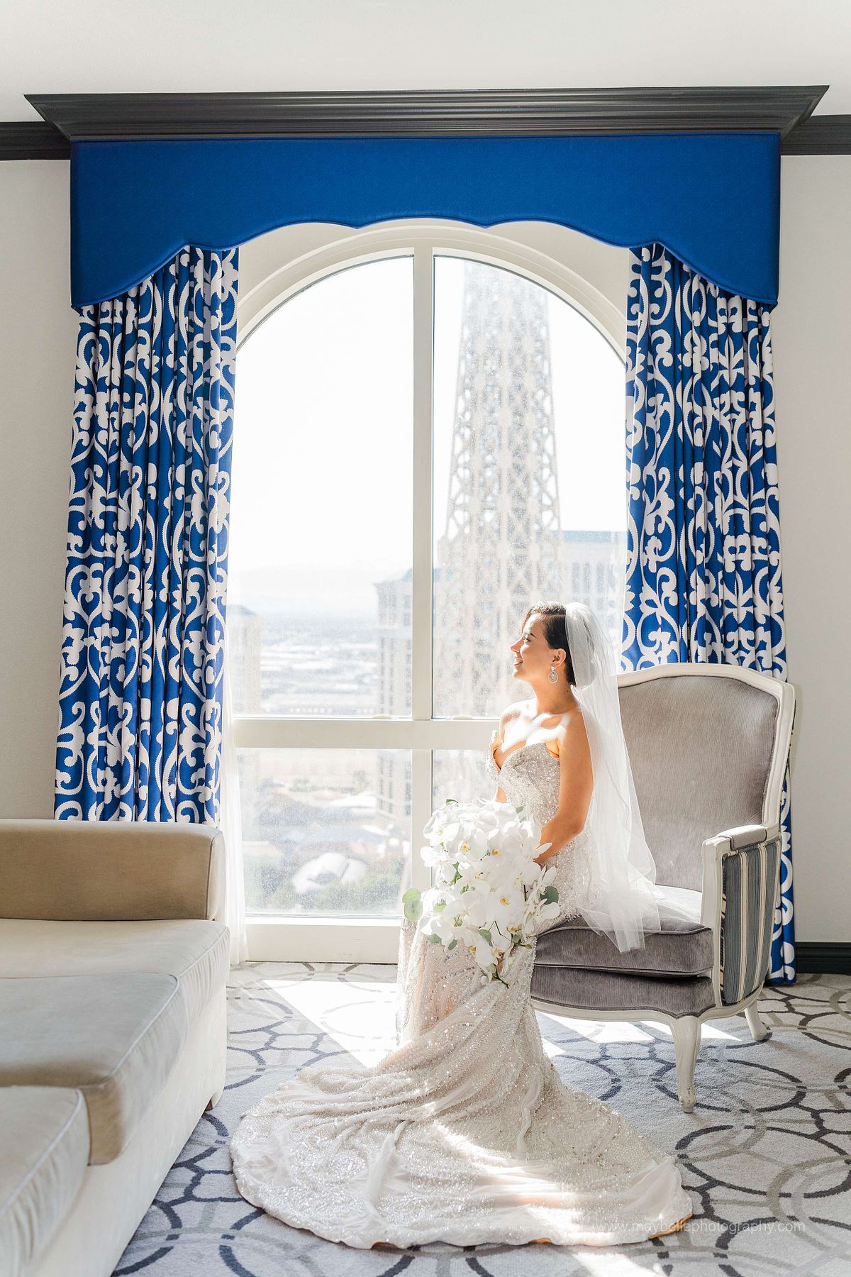 Wedding/Elopement at La Chapelle Royale at Paris Hotel, Las Vegas Nevada