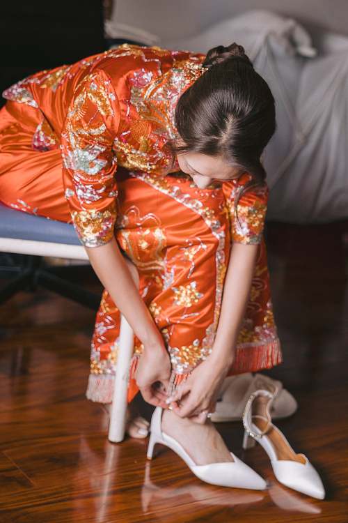 Bride Getting Ready