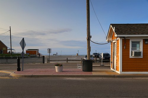Parking Lot at Public Beach.