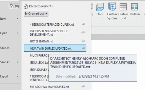 Revit Implementation