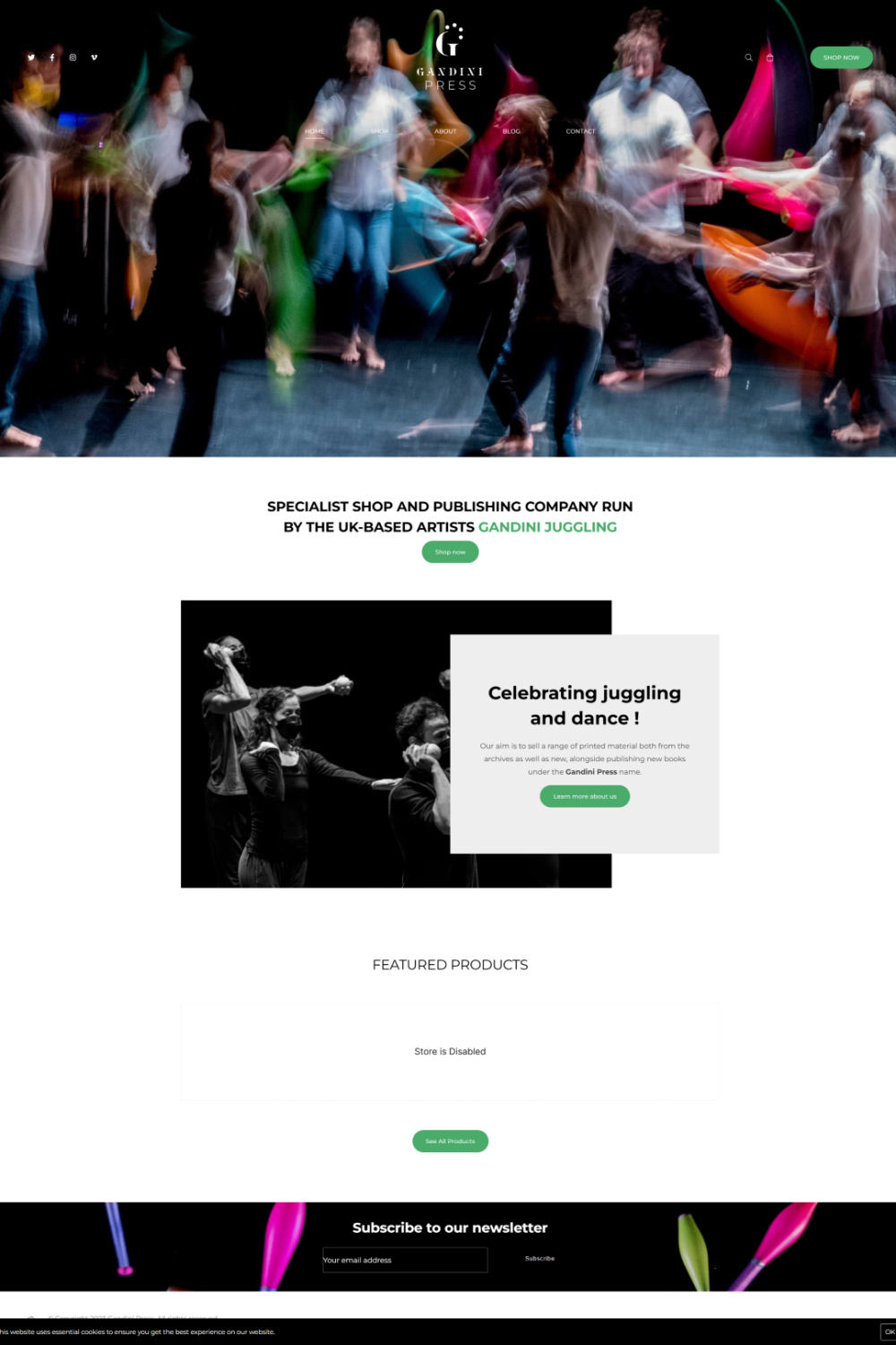 Gandini Press Prinitng and publishing company portfolio