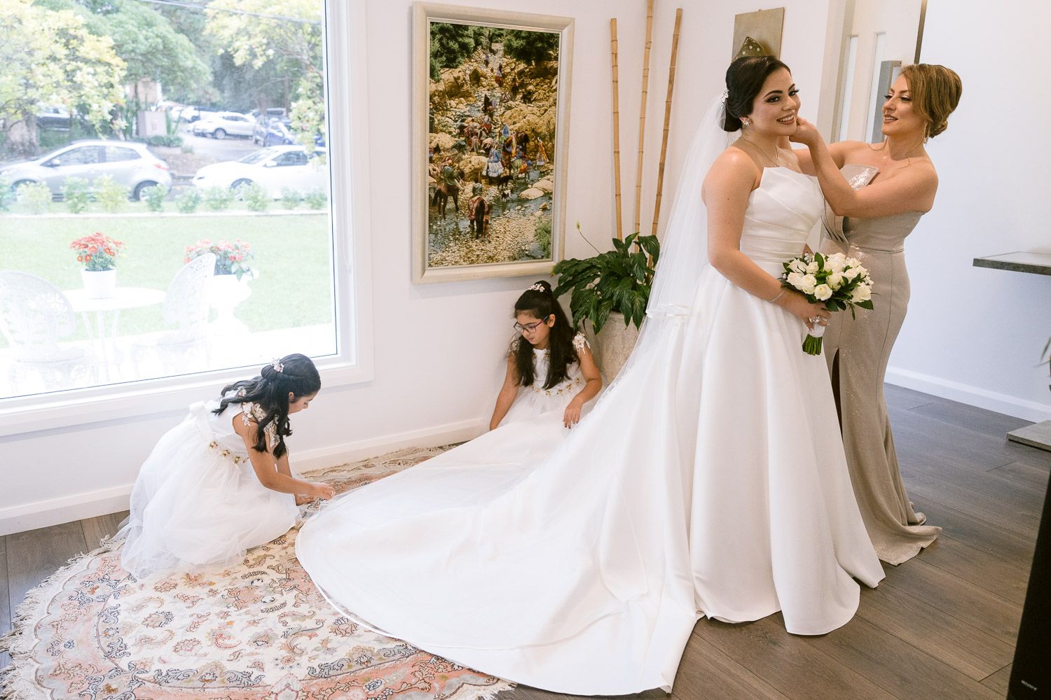 Bride Getting Ready