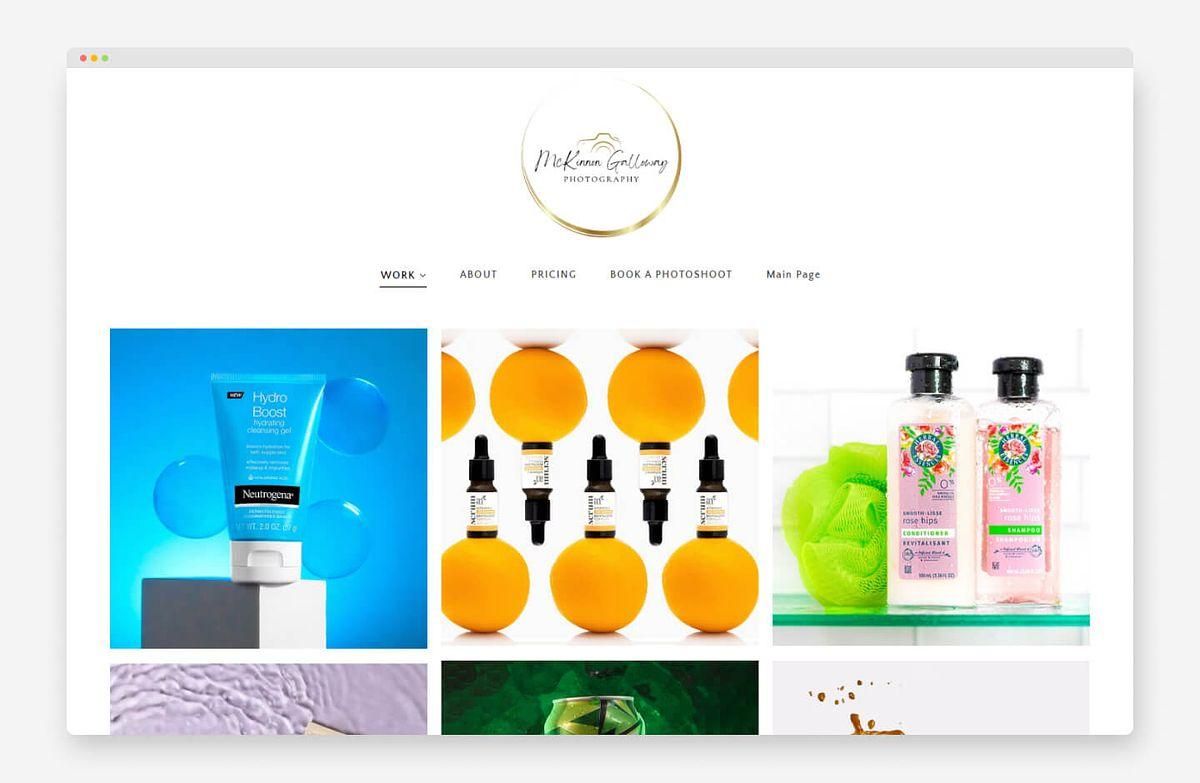 Сайт McKinnon с фотографиями продукции