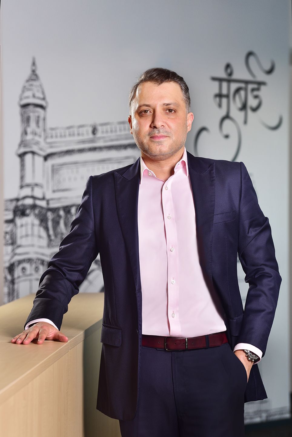 Professional corporate portrait of Puneet Gosain, Director and Head of India, (GLG) Gerson Lehrman Group by corporate photographer Akkil Suvarna