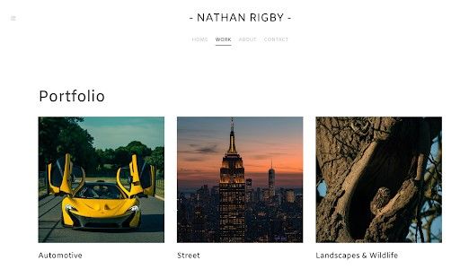 Nathan Rigby – Portfolio für Autofotografie