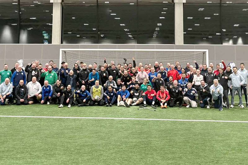 Ibbenb&uuml;rener Kickers beim Trainerkongress Inklusionsfu&szlig;ball 2026 am DFB-Campus Frankfurt