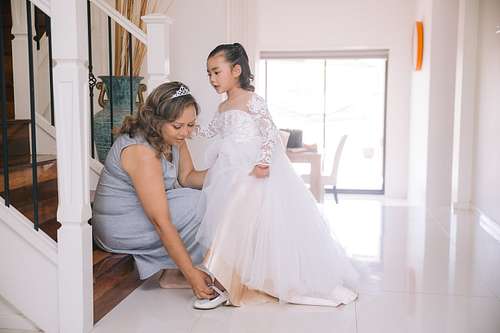Bride Getting Ready
