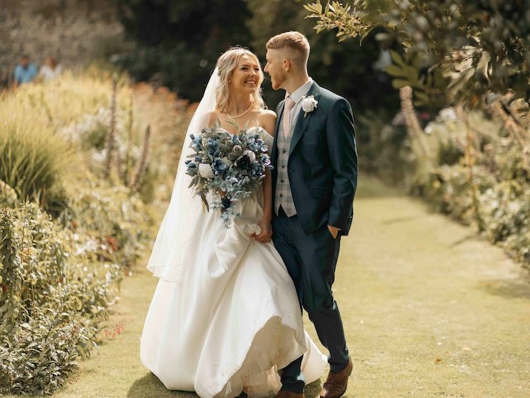 Paar Hochzeit Fotoshooting Nahaufnahme
