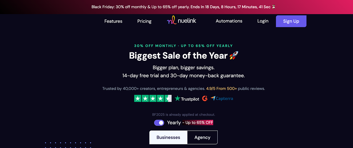 Nuelink Black Friday