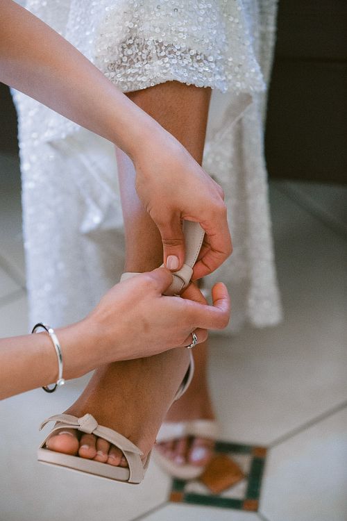 Bride Getting Ready